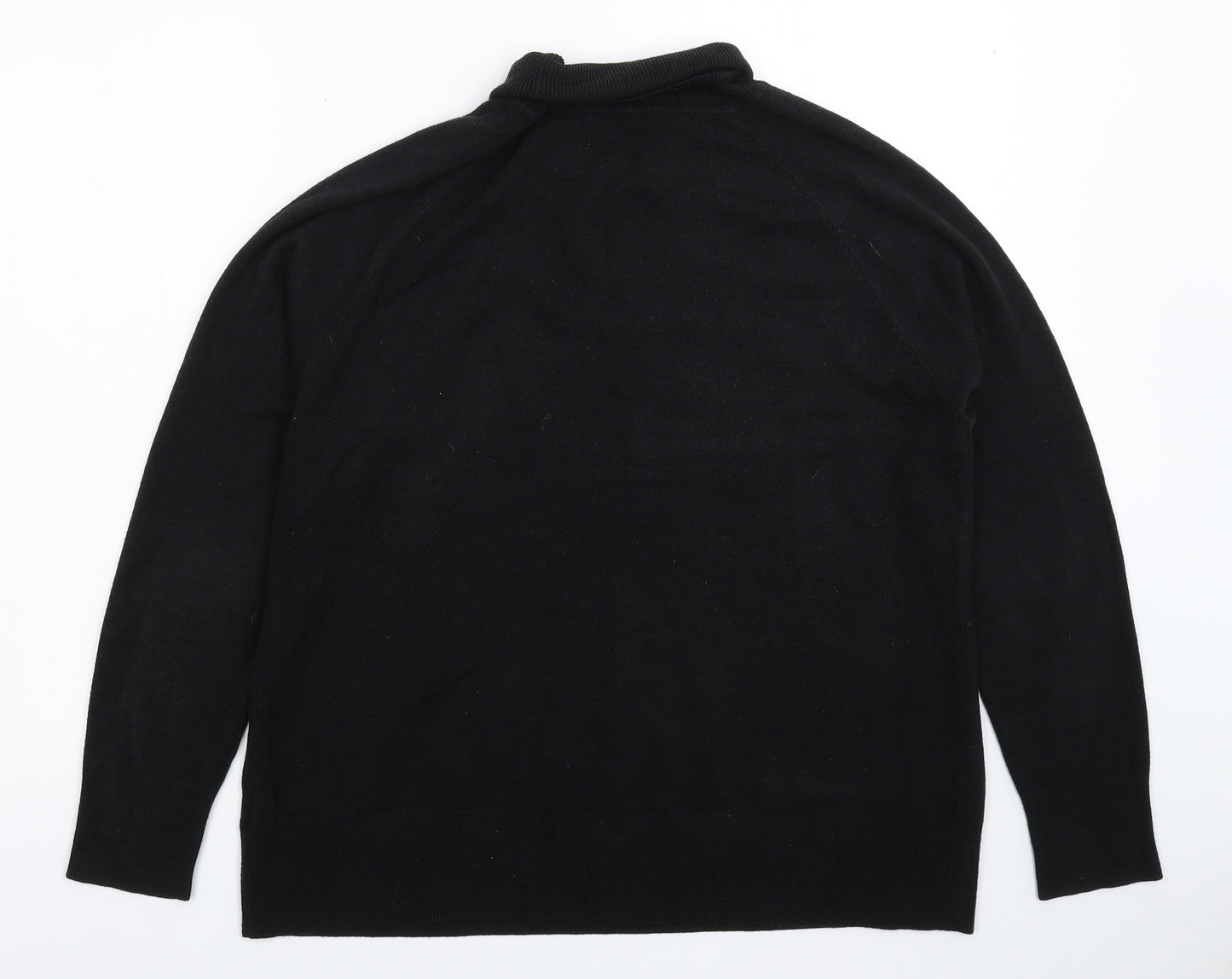 TU Womens Black  Knit Pullover Jumper Size 20