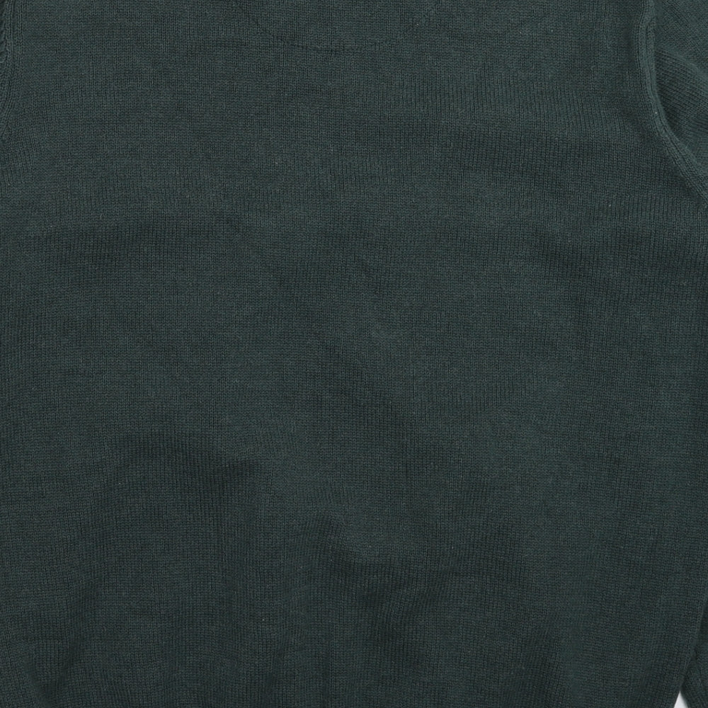 Maine Mens Green  Knit Pullover Jumper Size M