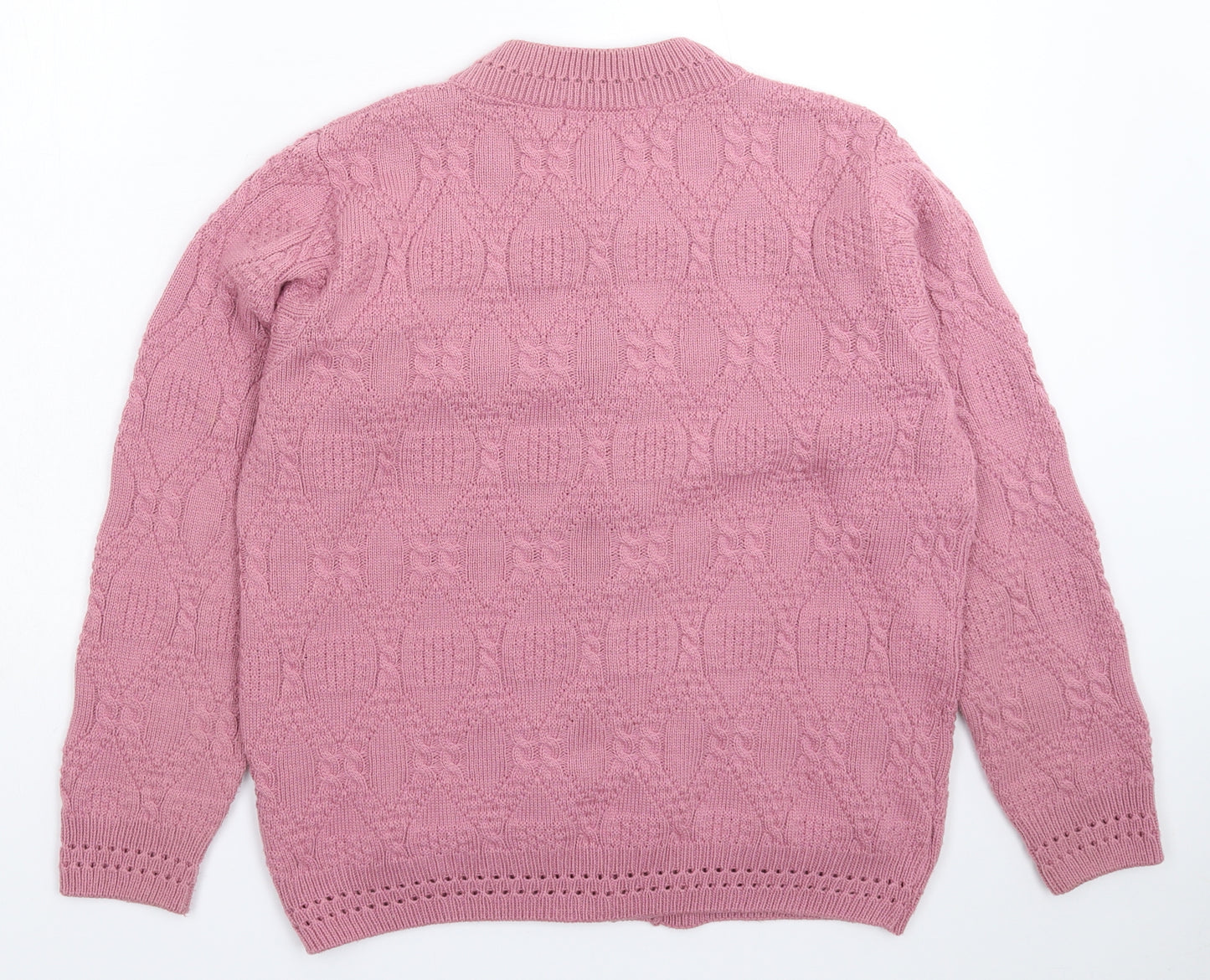 Beaumonde Womens Pink  Knit Cardigan Jumper Size 20