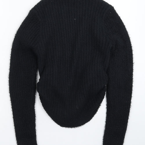 rue21 Womens Black  Knit Pullover Jumper Size S