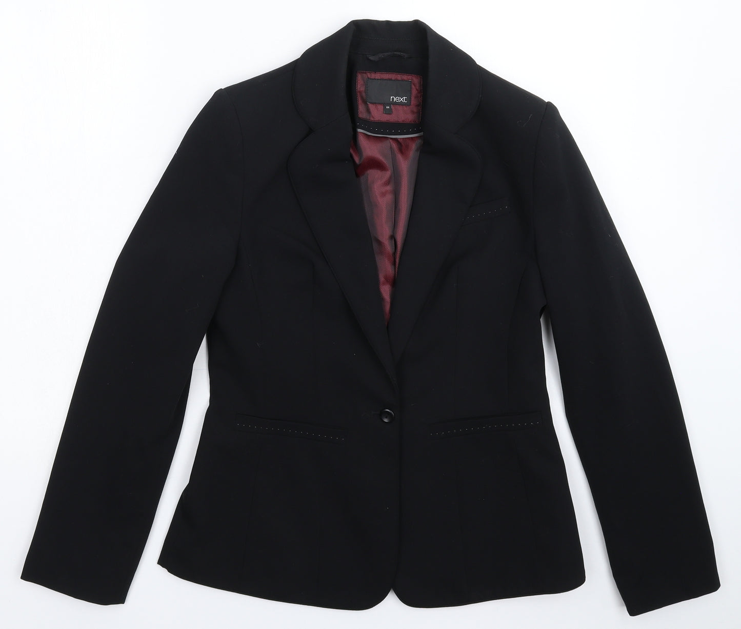 NEXT Womens Black   Jacket Suit Jacket Size 8