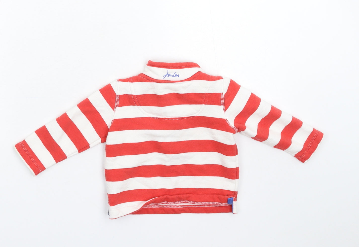 Joules Baby Red Striped  Pullover Jumper Size 3-6 Months