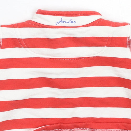 Joules Baby Red Striped  Pullover Jumper Size 3-6 Months