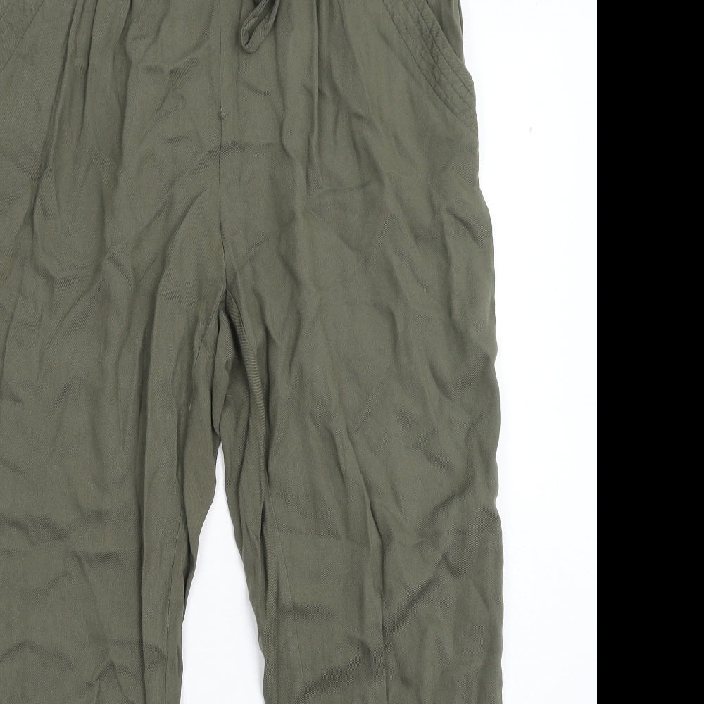 New Look Womens Green   Trousers  Size 12 L27 in