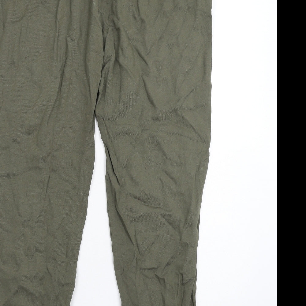 New Look Womens Green   Trousers  Size 12 L27 in