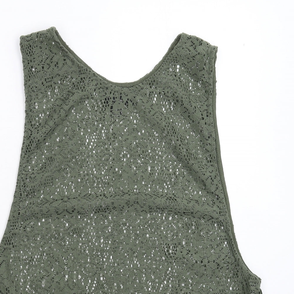 Atmosphere Womens Green   Basic Tank Size M  - Oversized