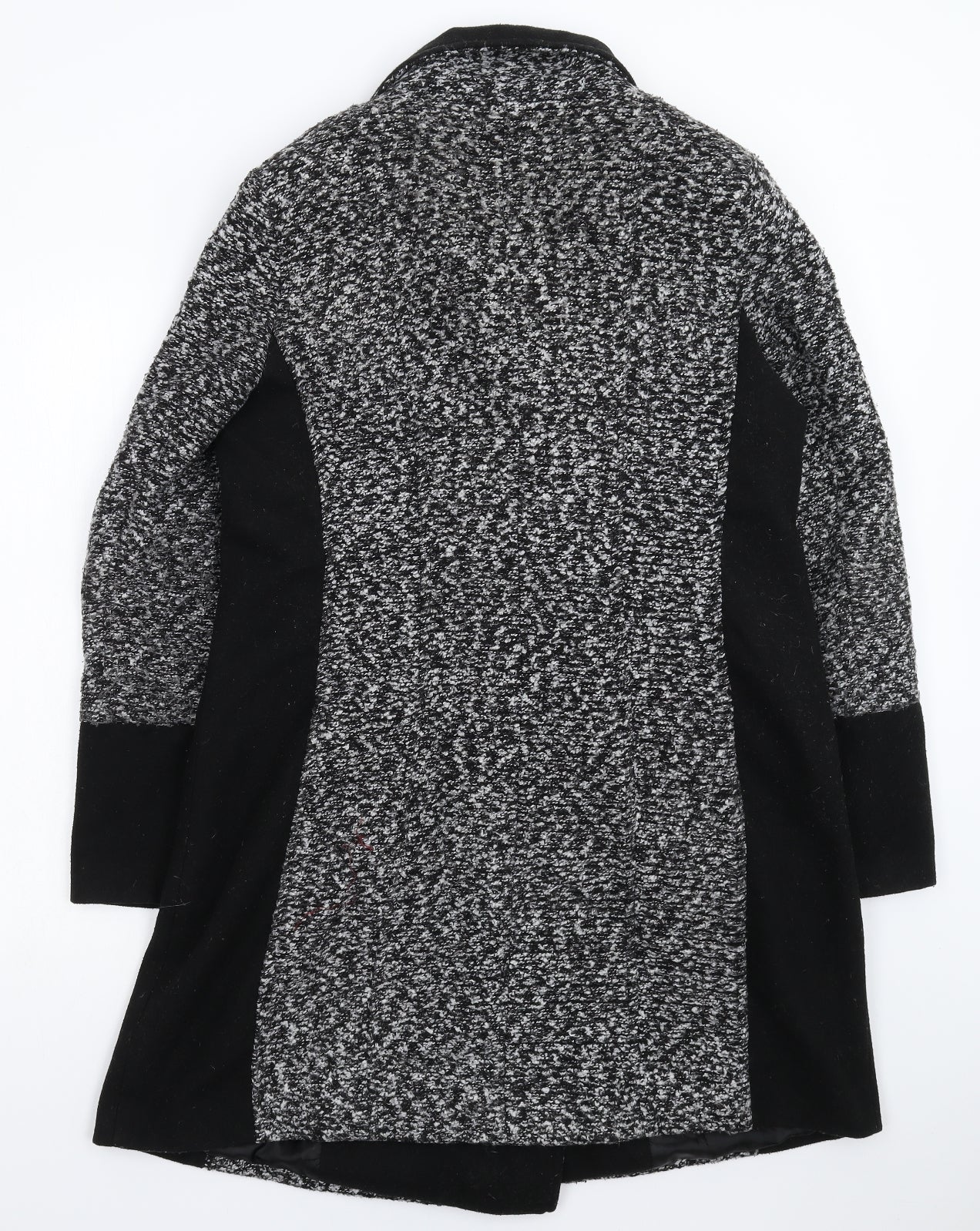 George Womens Grey  Knit Pea Coat Coat Size 14