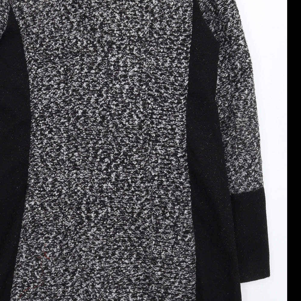 George Womens Grey  Knit Pea Coat Coat Size 14