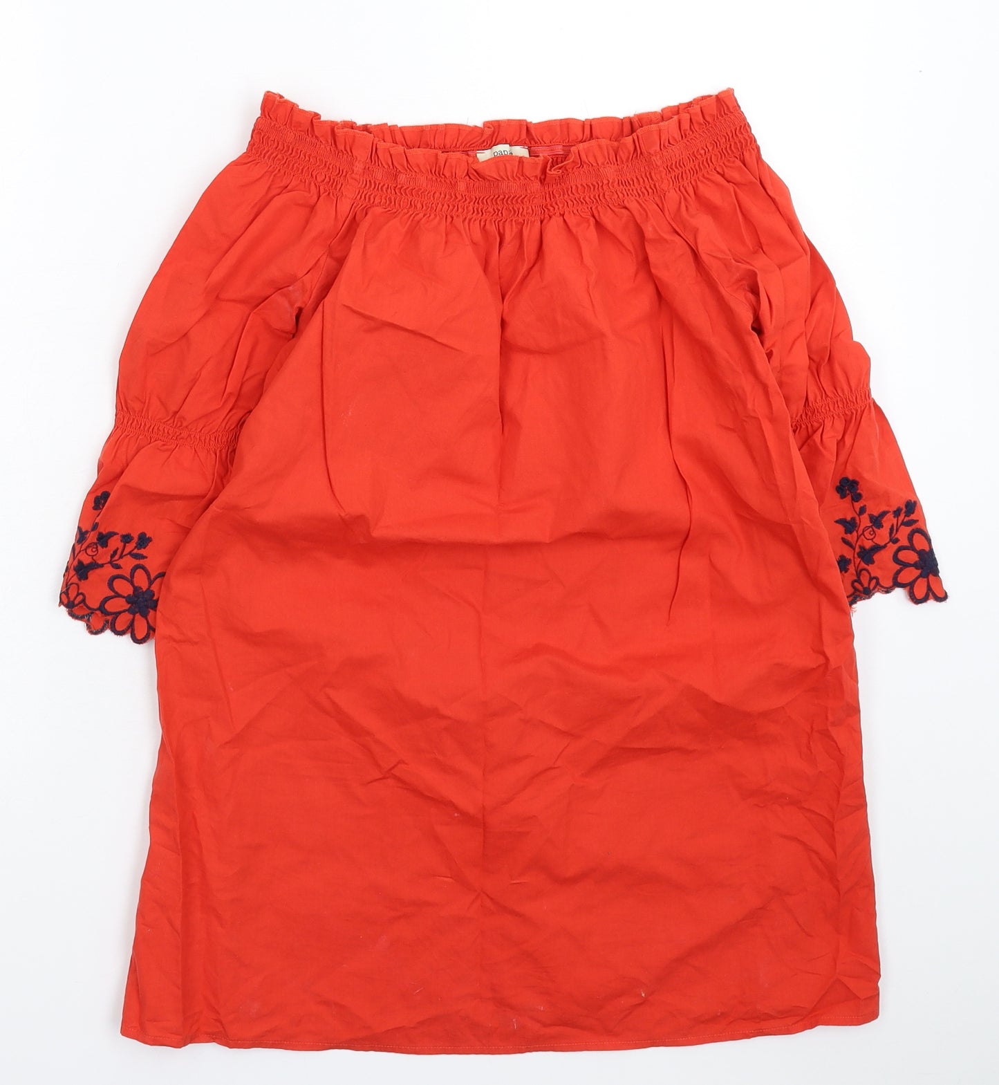 Papaya Womens Red   Basic Blouse Size 8