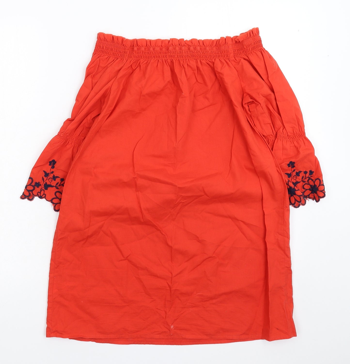 Papaya Womens Red   Basic Blouse Size 8