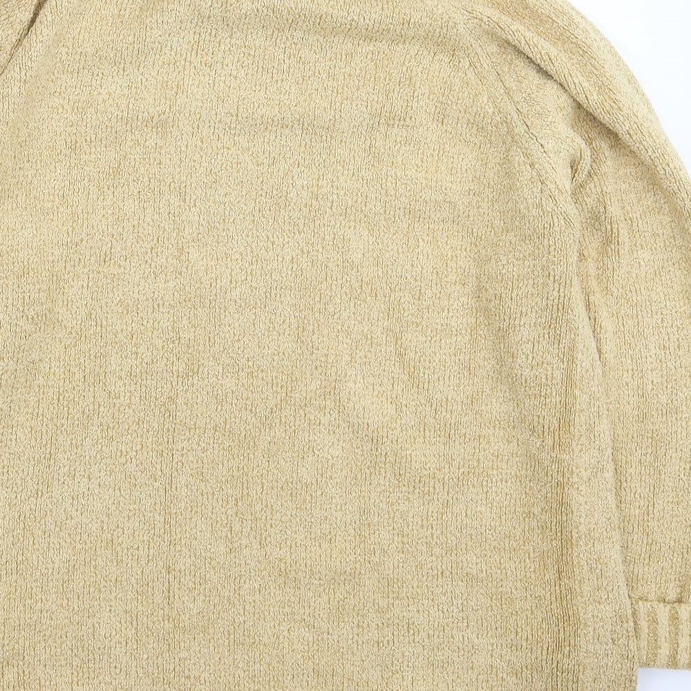 Marks and Spencer Womens Beige  Knit Pullover Jumper Size 18