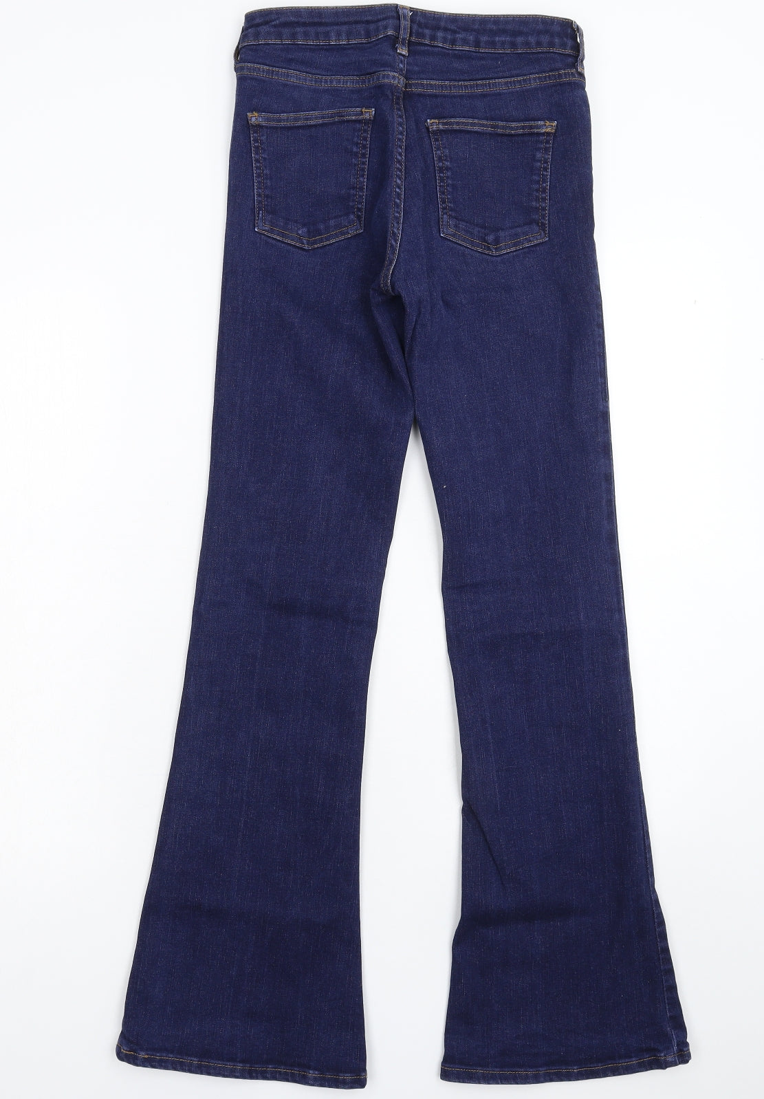 Topshop Womens Blue  Denim Bootcut Jeans Size 26 in L30 in