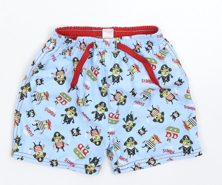 Adams Baby Blue Cropped Trousers Size 12 Months - Shorts