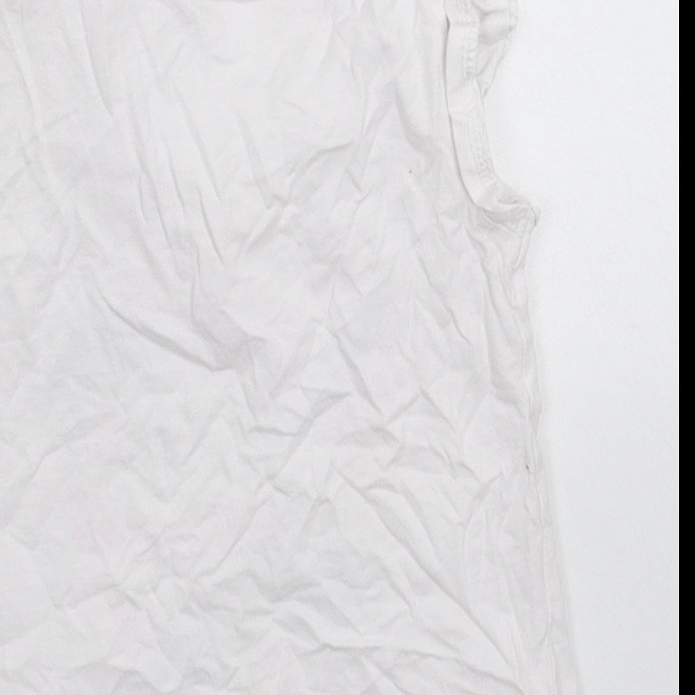 Matalan Girls White   Basic T-Shirt Size 18-24 Months