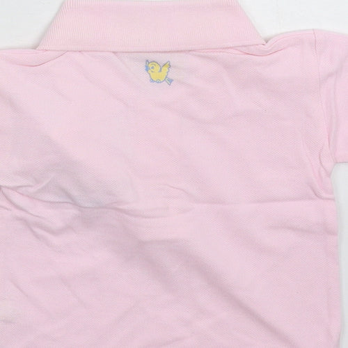 Larkwood Girls Orange   Pullover Polo Size 9-12 Months