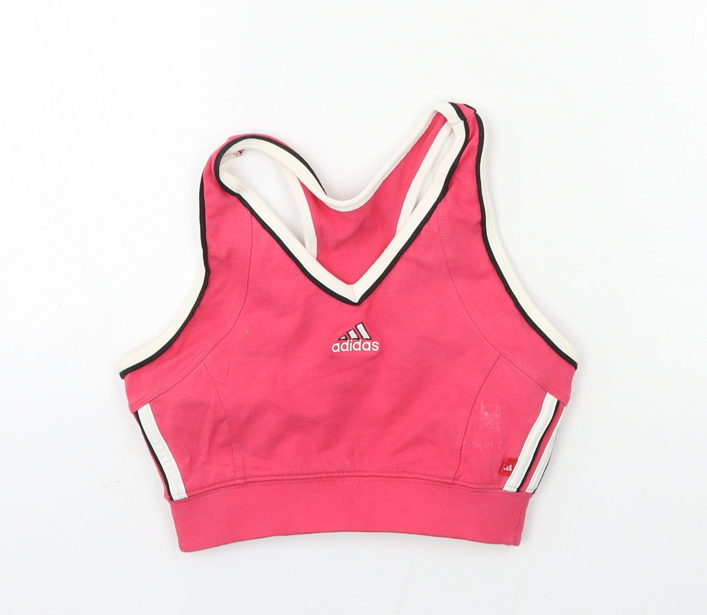 adidas Womens Pink  Jersey Basic Tank Size 8  - Sports bra