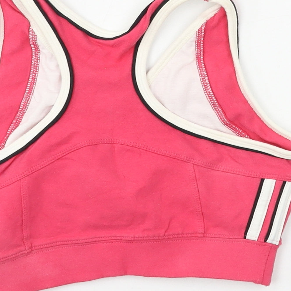adidas Womens Pink  Jersey Basic Tank Size 8  - Sports bra