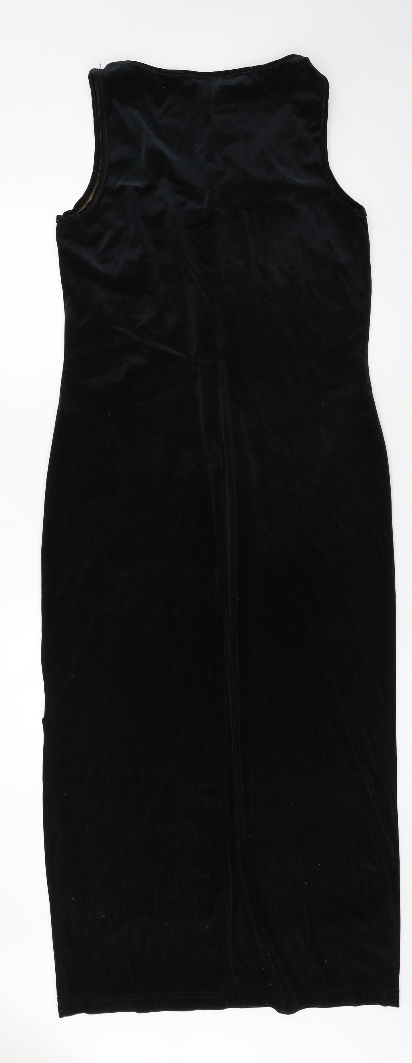 JKLA California Womens Blue  Velvet Maxi  Size M
