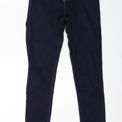 Denim & Co. Womens Blue  Denim Skinny Jeans Size 10 L29 in