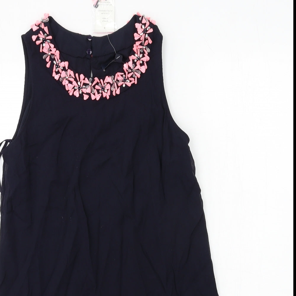 French Connection Womens Blue   A-Line  Size 8