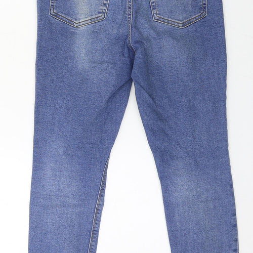 Denim & Co. Womens Blue  Denim Skinny Jeans Size 10 L25 in