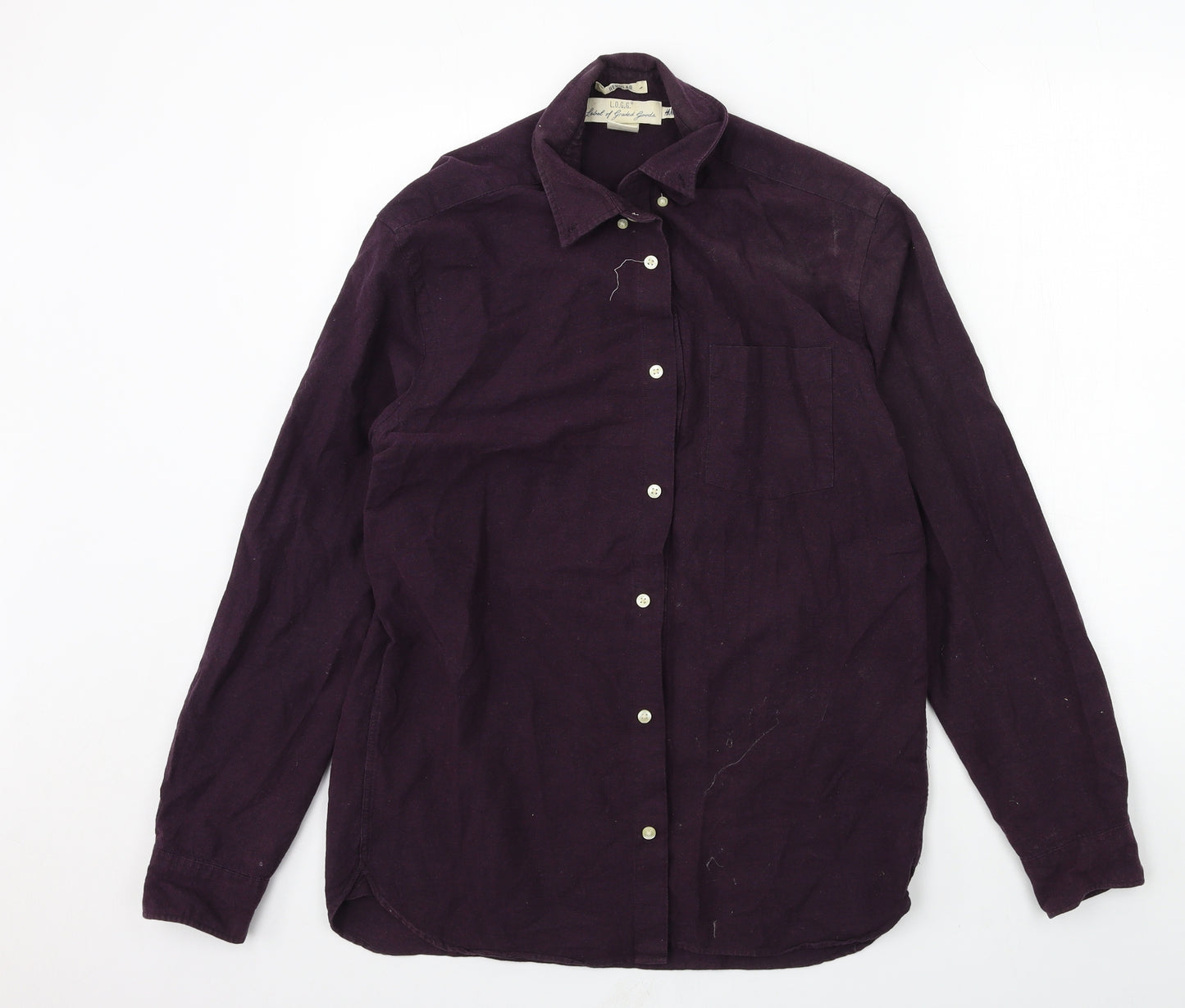H&M Mens Purple    Button-Up Size M