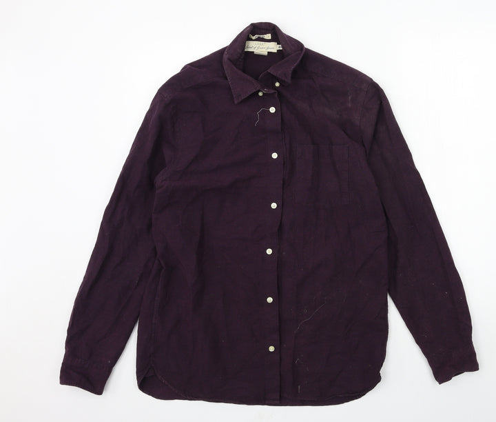 H&M Mens Purple    Button-Up Size M