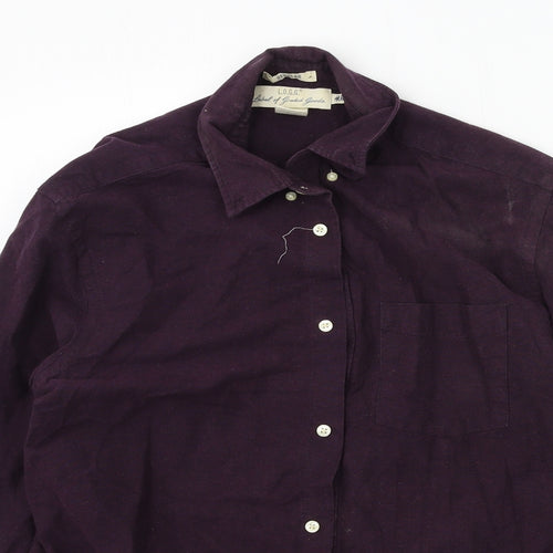 H&M Mens Purple    Button-Up Size M