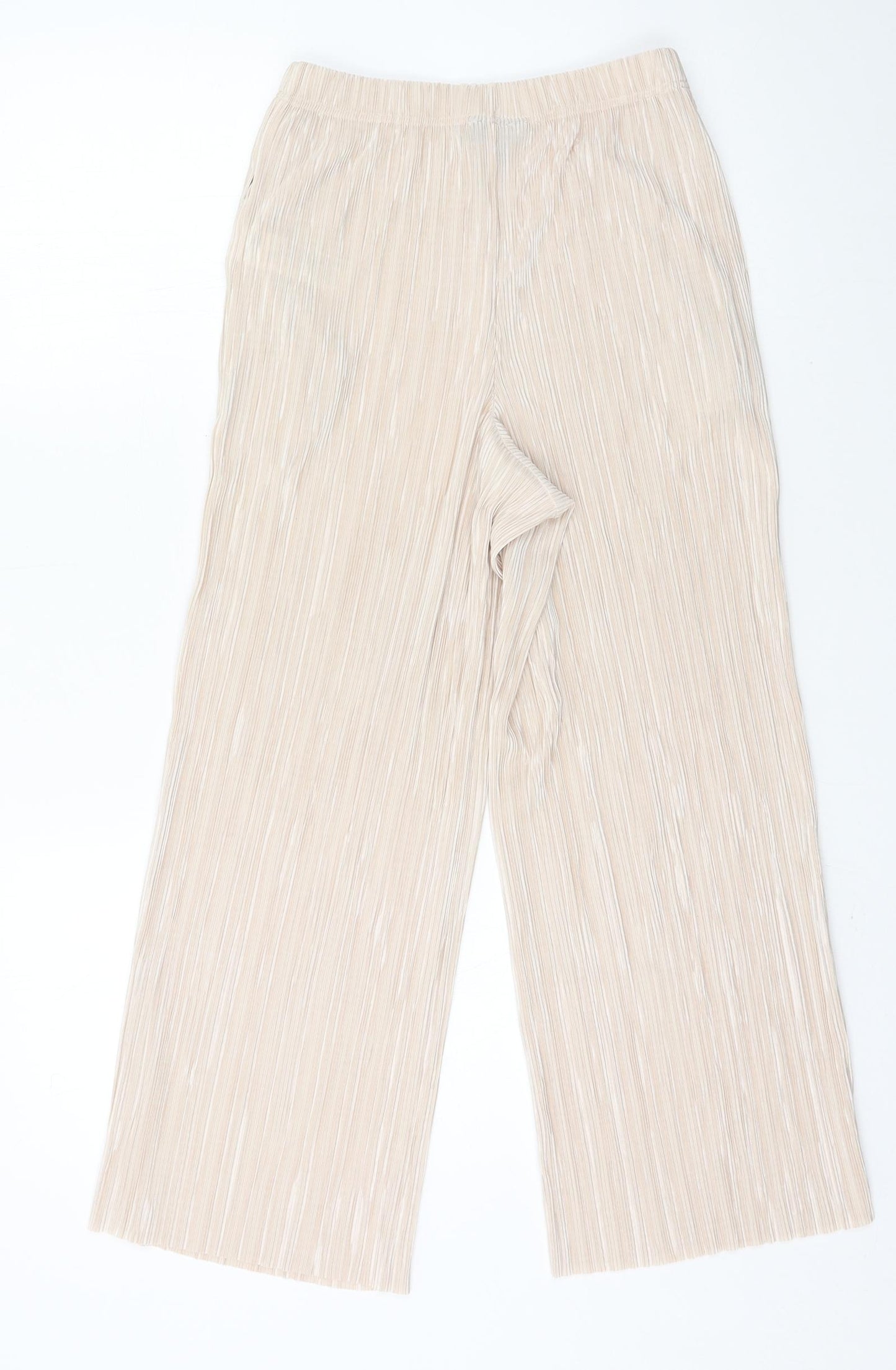 Topshop Womens Pink   Cropped Trousers Size 8 L23 in