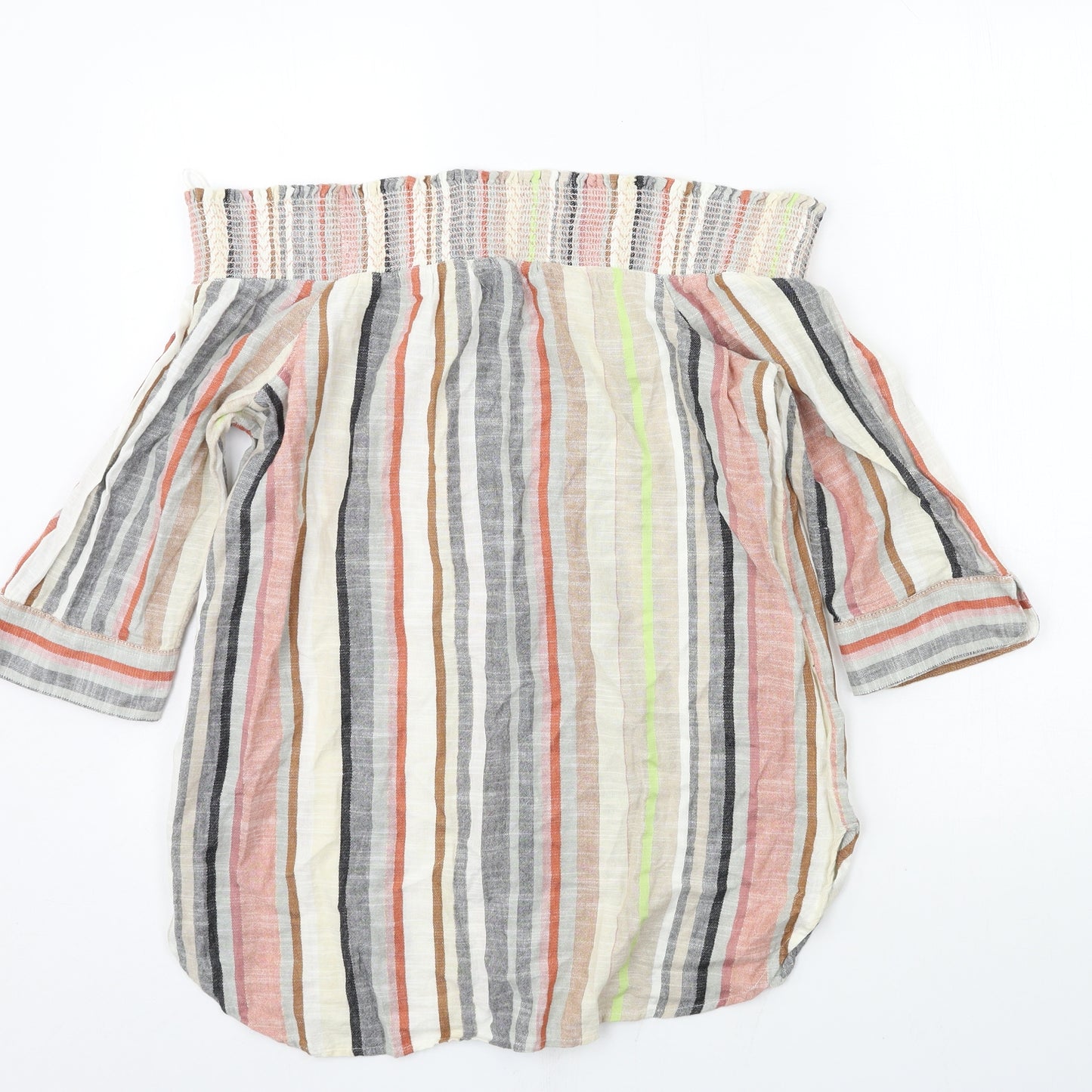 NEXT Womens Multicoloured Striped  Basic Blouse Size 12