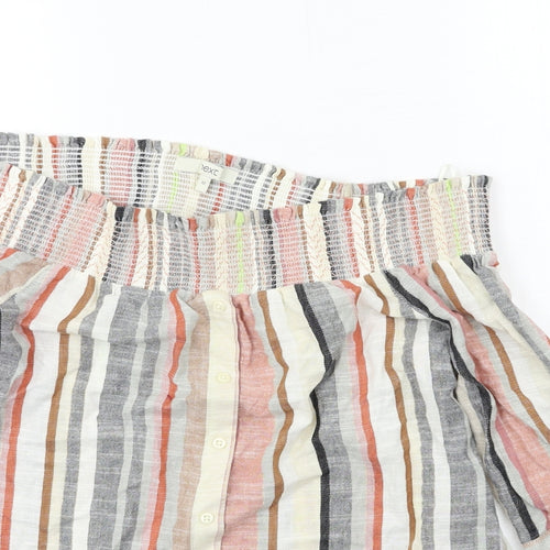 NEXT Womens Multicoloured Striped  Basic Blouse Size 12