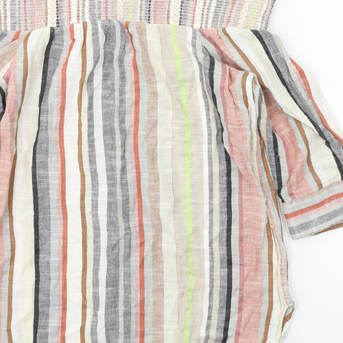 NEXT Womens Multicoloured Striped  Basic Blouse Size 12