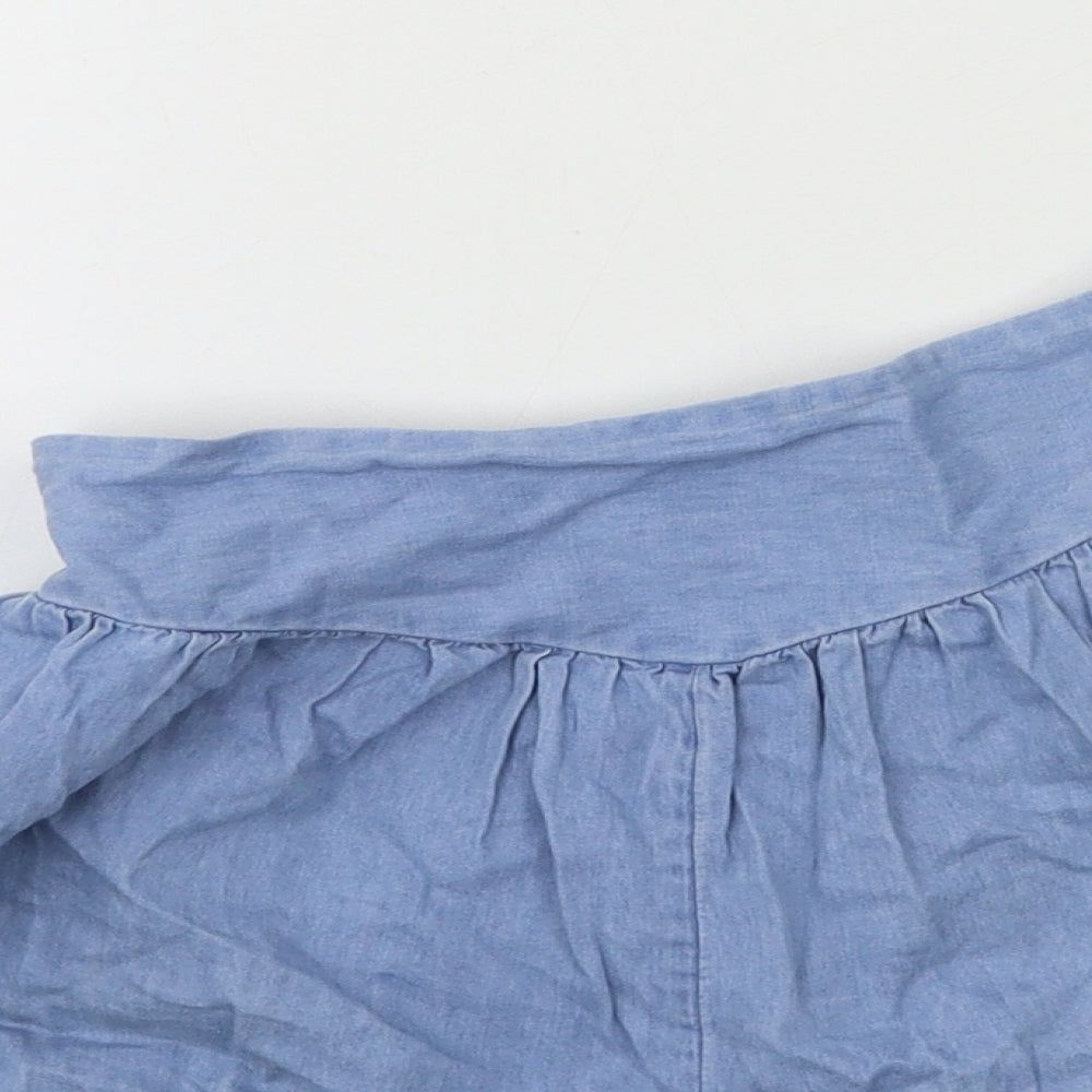 TU Girls Blue  Denim Sweat Shorts Size 9 Years