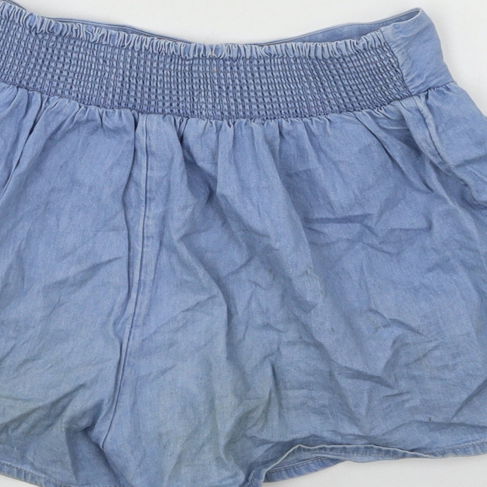 TU Girls Blue  Denim Sweat Shorts Size 9 Years