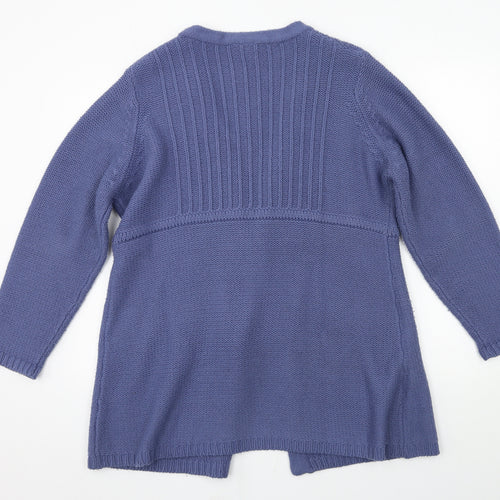 being casual Womens Blue  Knit Cardigan Jumper Size 20