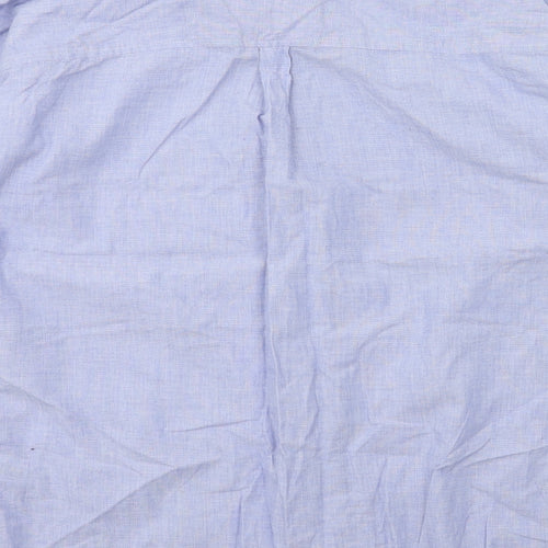 NEXT Womens Blue   Basic Button-Up Size 8