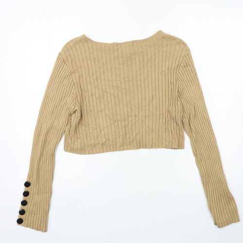 Primark Womens Brown  Knit Pullover Jumper Size 12