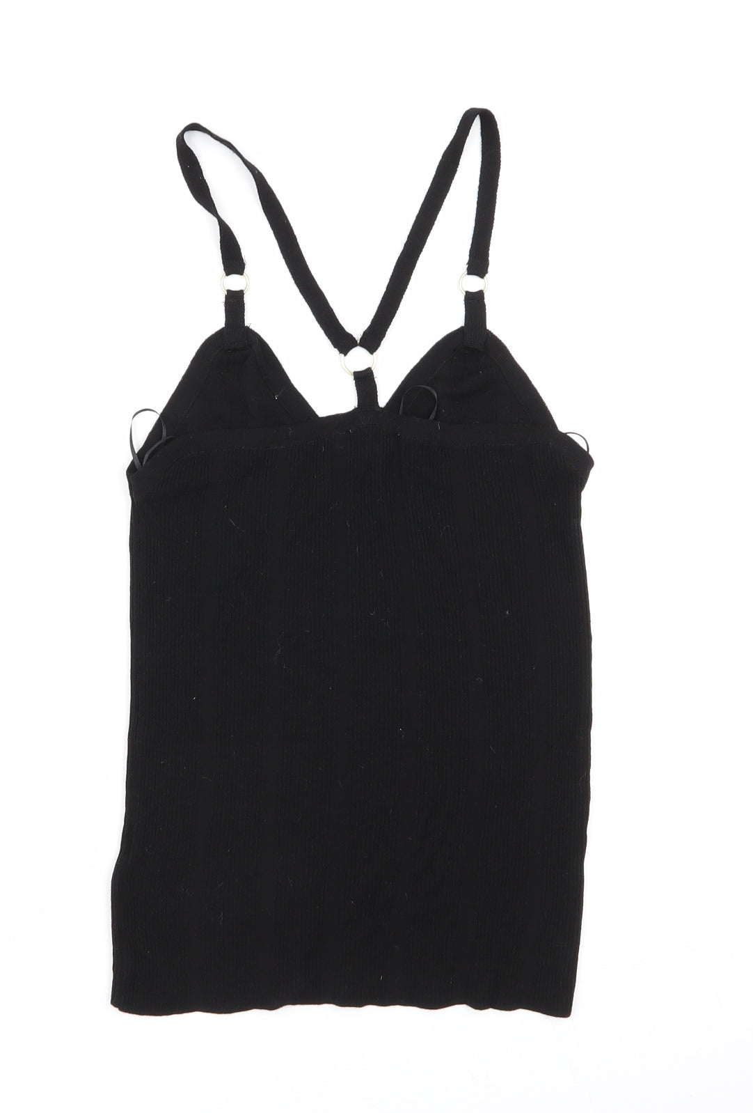 Topshop Womens Black   Basic Tank Size S