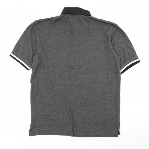 Milestone Mens Grey    Polo Size M