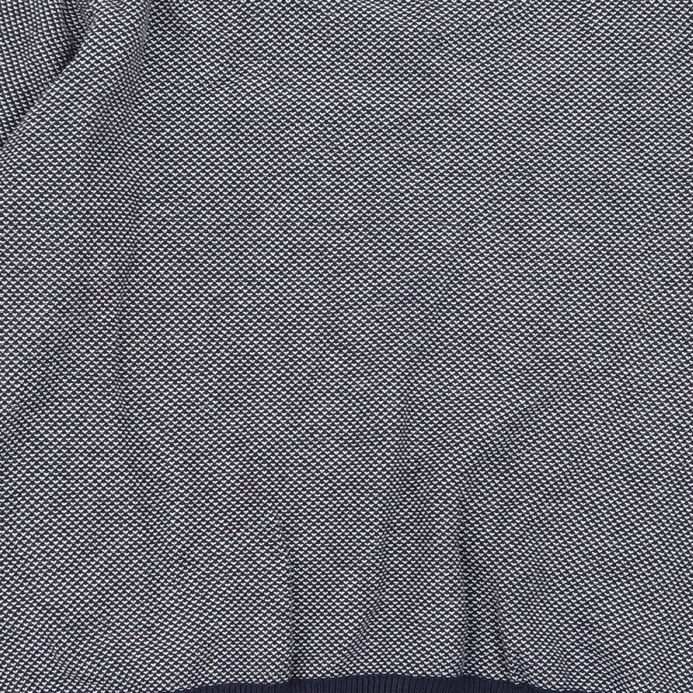 Nobel League Mens Multicoloured Houndstooth  Pullover Jumper Size M