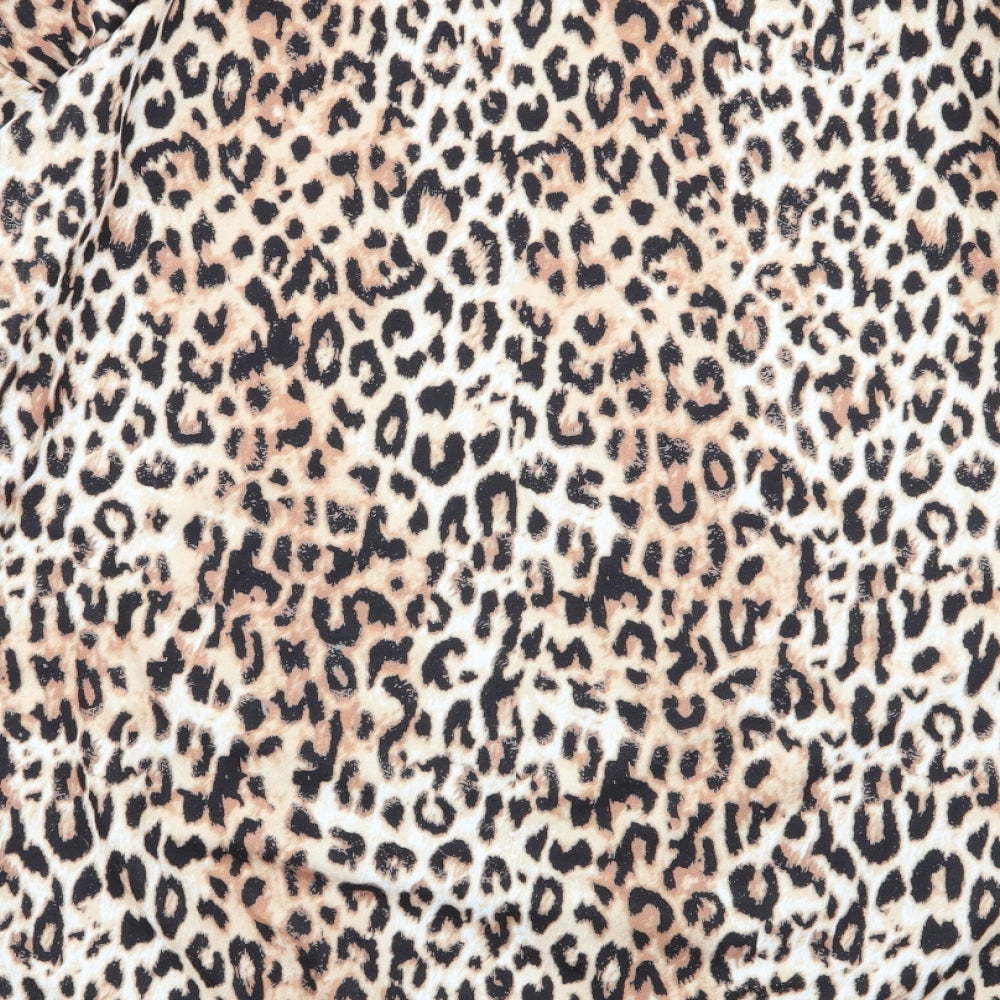River Island Womens Multicoloured Animal Print  Jumper Dress  Size L