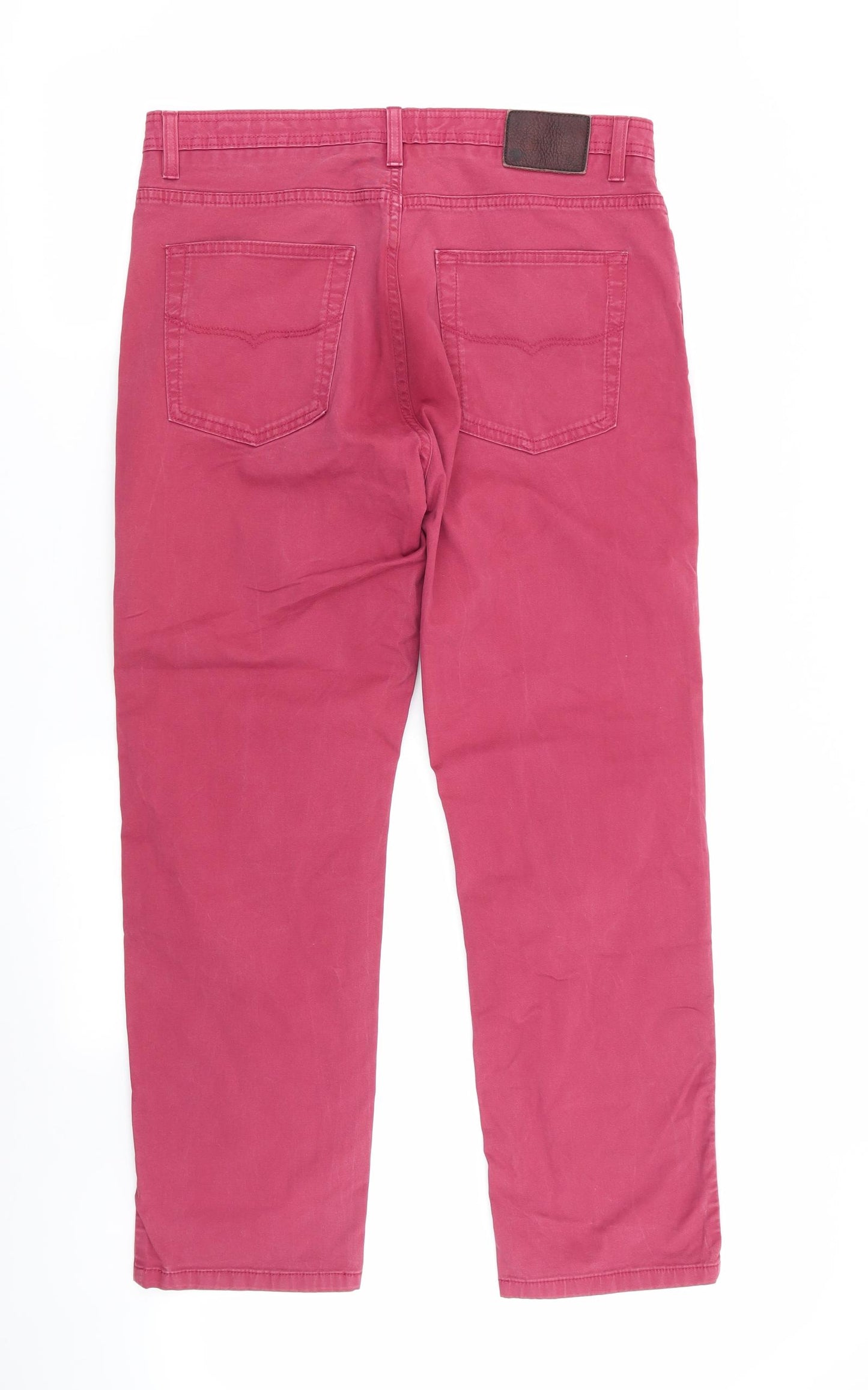 Blue Harbour Mens Red   Chino Trousers Size 34 in L29 in