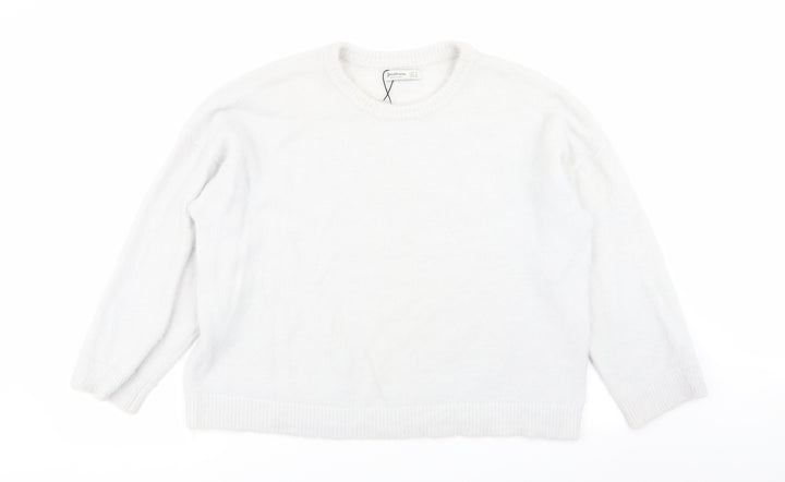 Stradivarius Womens Grey Pullover Jumper Size 8