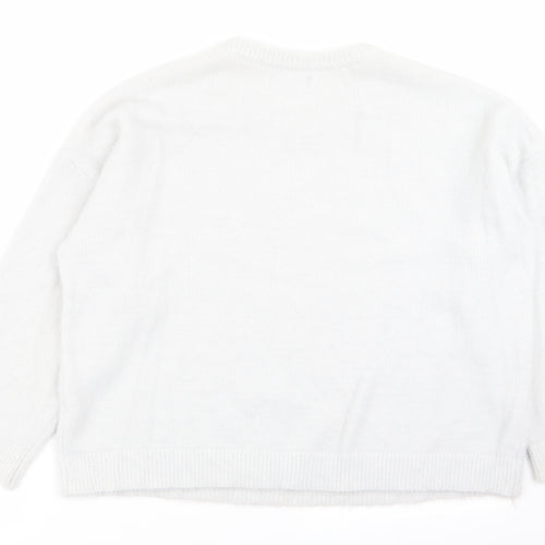 Stradivarius Womens Grey   Pullover Jumper Size 8