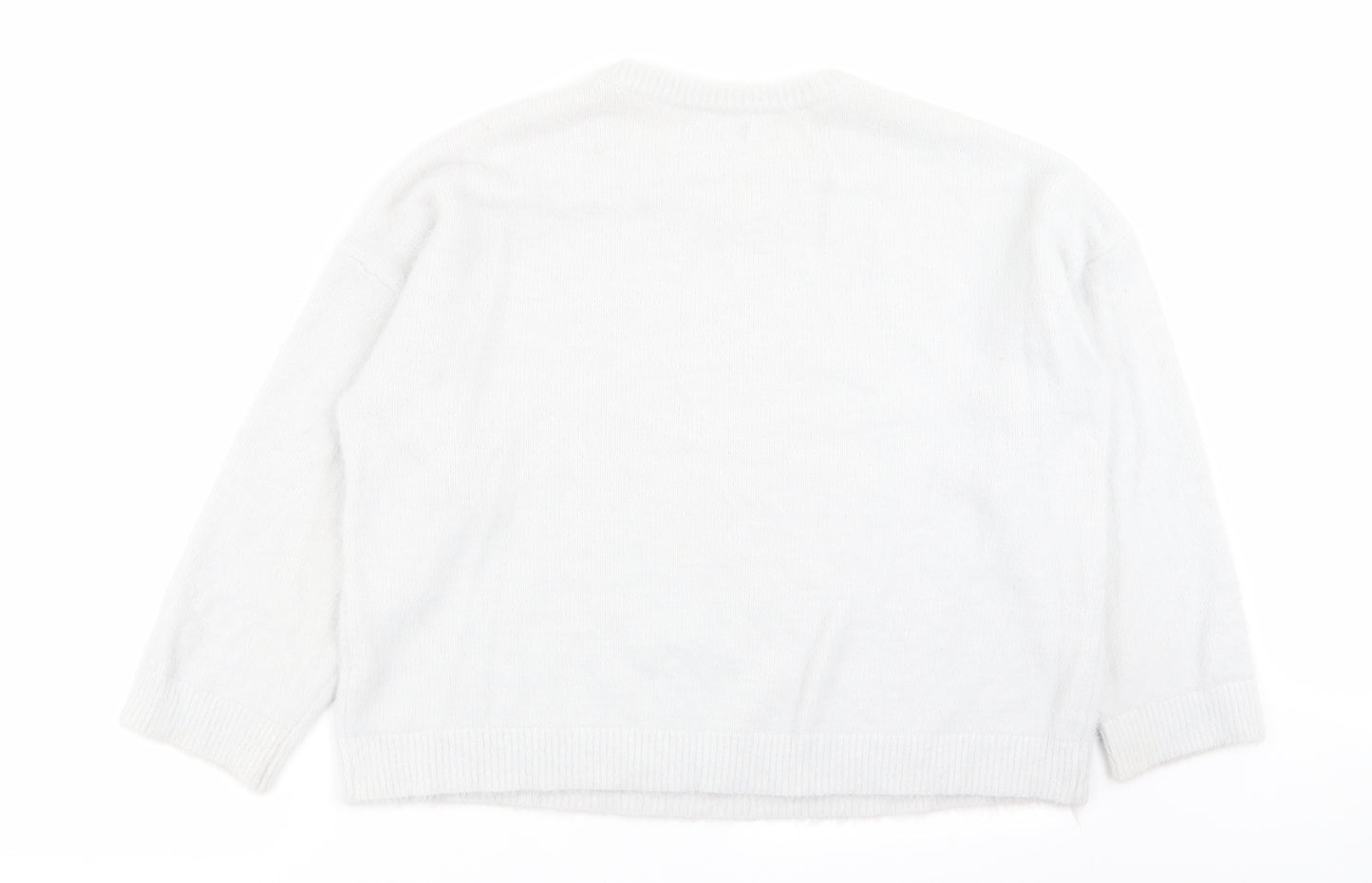 Stradivarius Womens Grey   Pullover Jumper Size 8