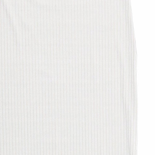 Boohoo Womens Grey   Flare Skirt Size 10  - Stretch waistband