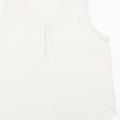Papaya Womens White   Basic Blouse Size 14