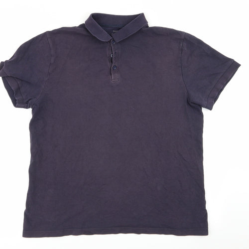 Asda George Mens Blue    Polo Size L