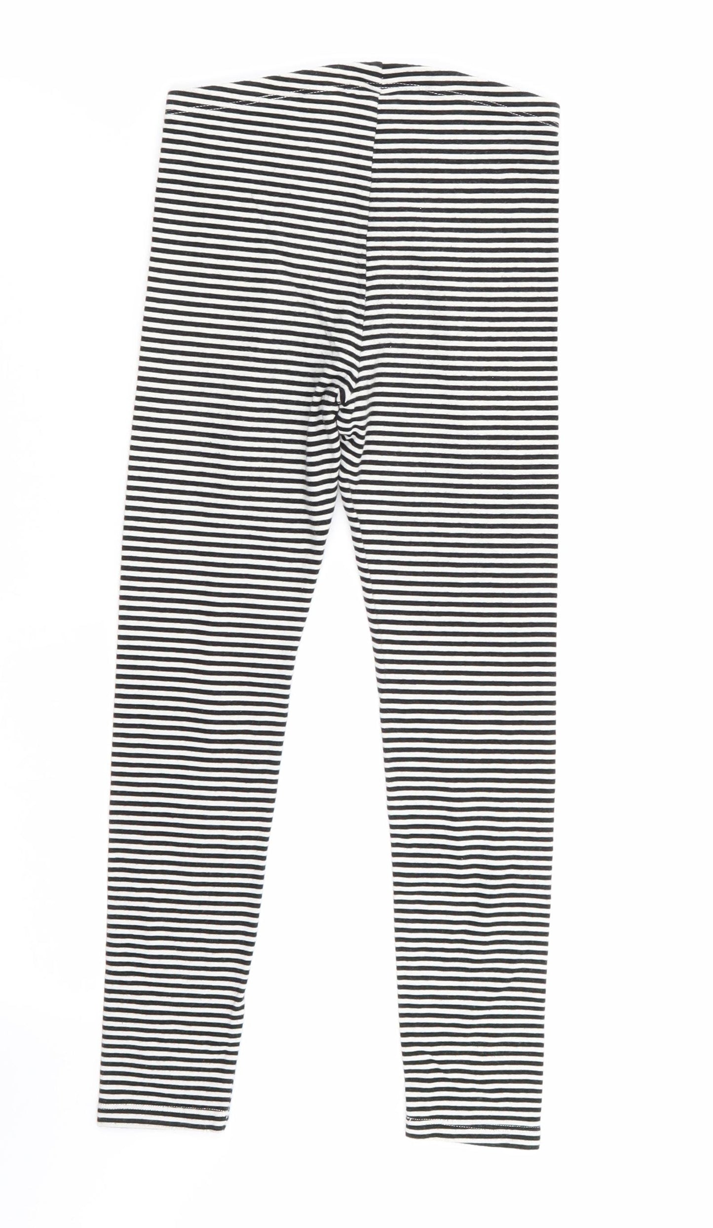 H&M Girls Multicoloured Striped  Jegging Trousers Size 8 Years - legging