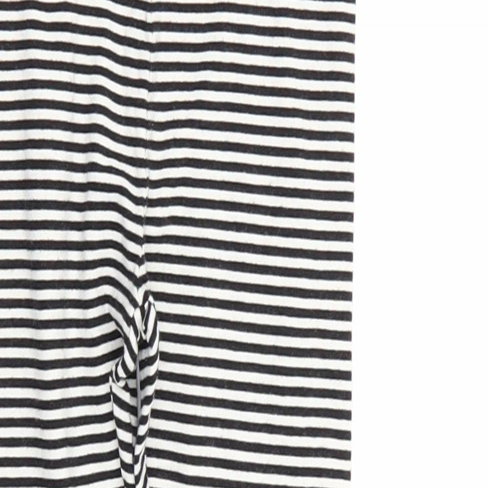 H&M Girls Multicoloured Striped  Jegging Trousers Size 8 Years - legging